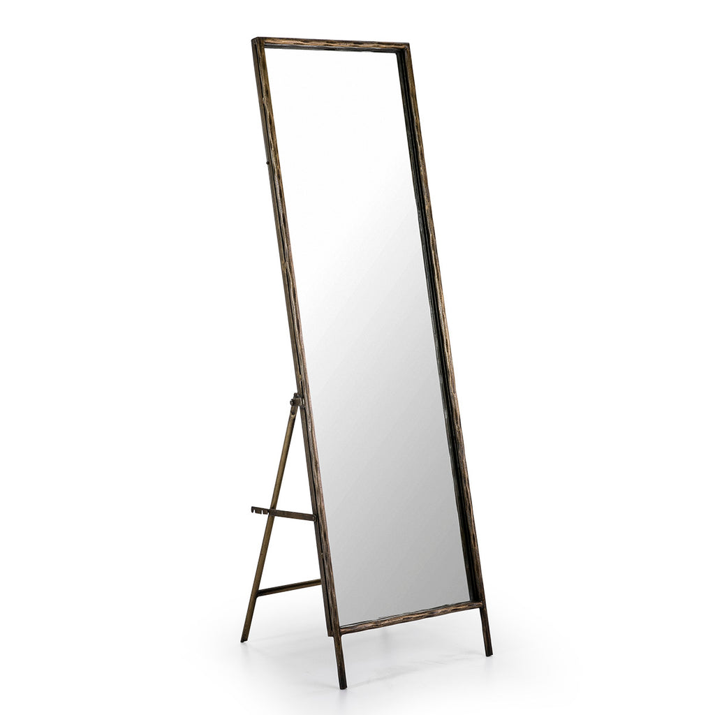 ESPEJO 50x7/68x170 CRISTAL/METAL DORADO
