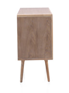 COMODA 6 CAJONES MADERA DE FRESNO NATURAL