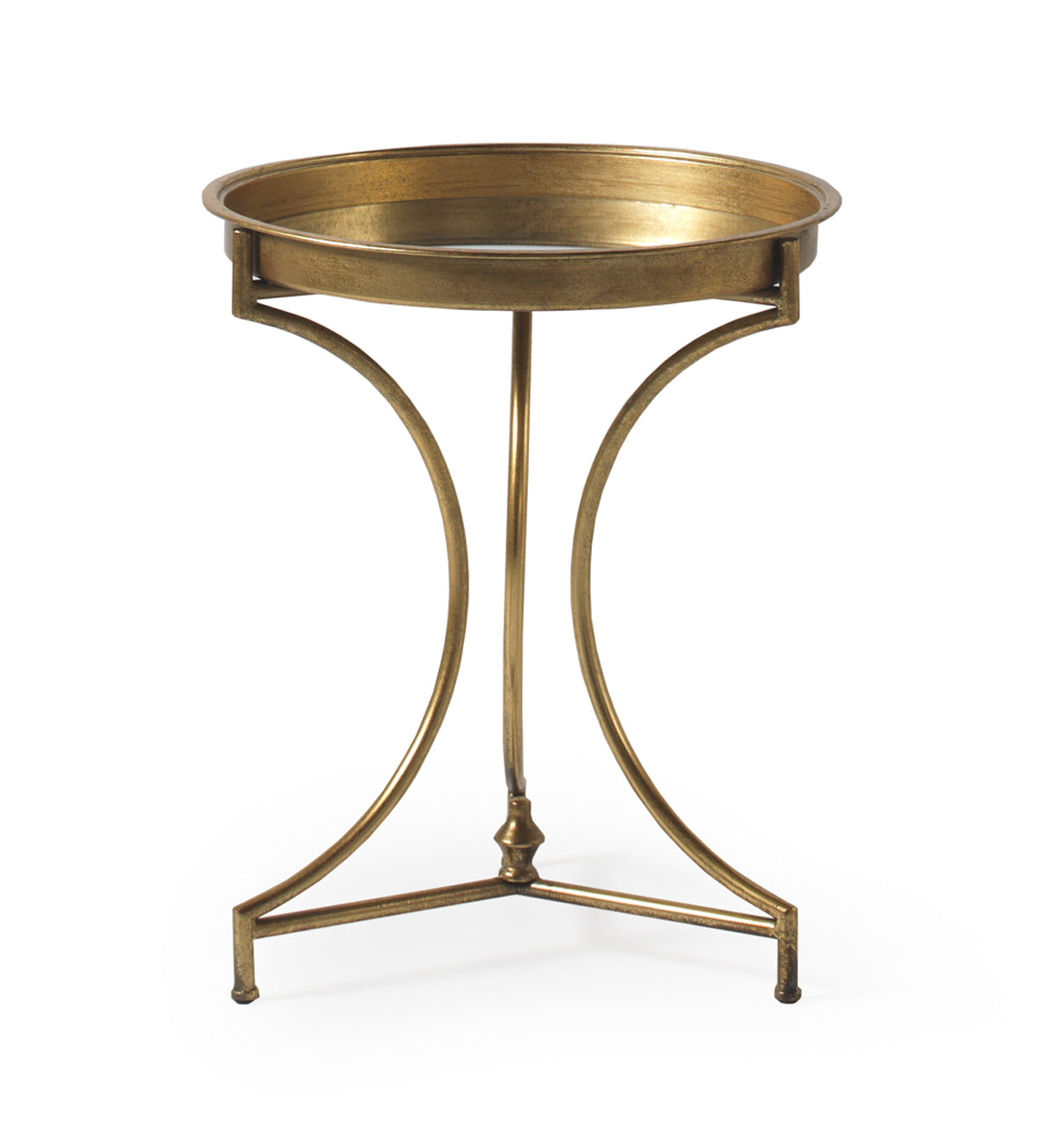 MESITA AUXILIAR METALICA DORADA