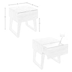 Mesita de noche nogal