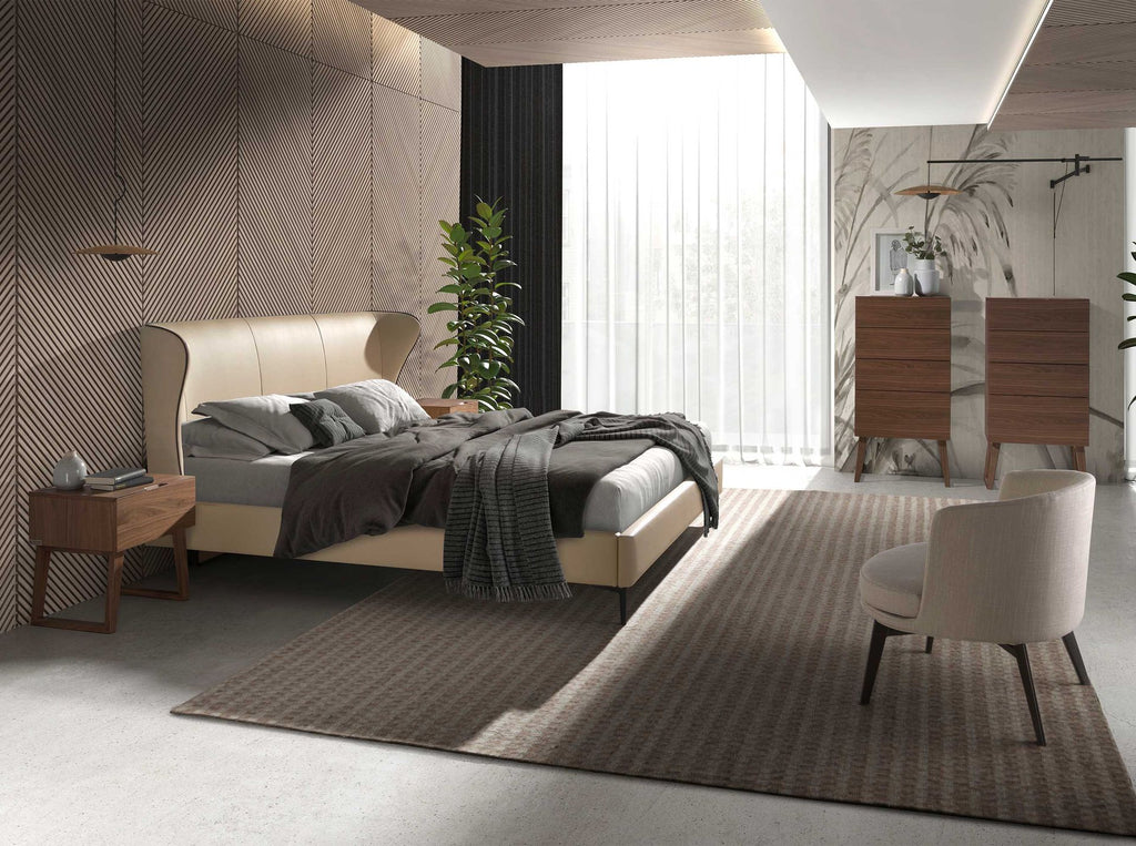 Mesita de noche nogal