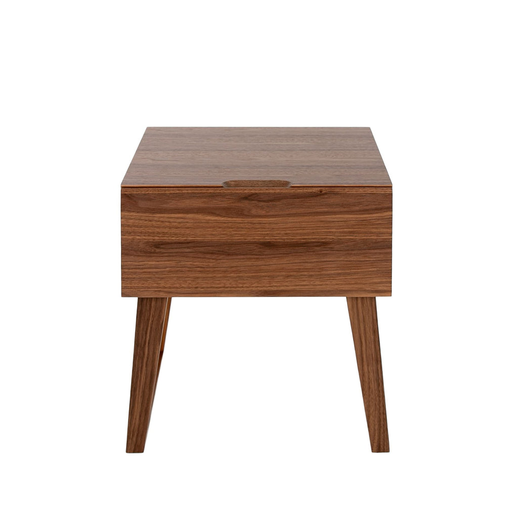 Mesita de noche nogal