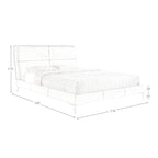 Cama polipiel color visón