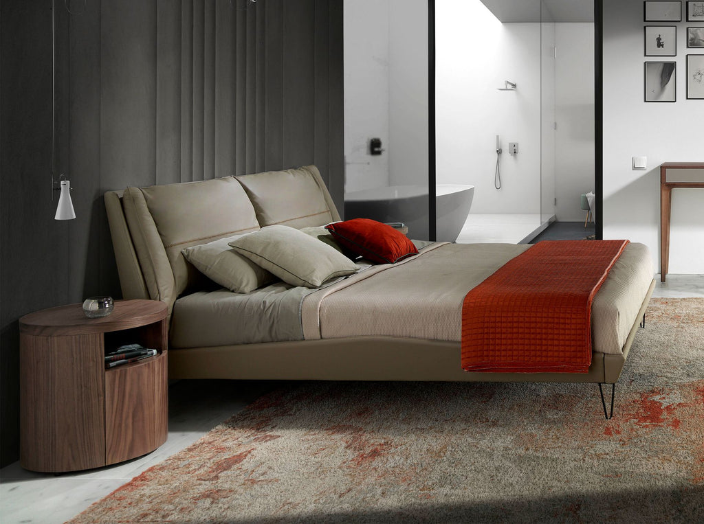 Mesita de noche nogal