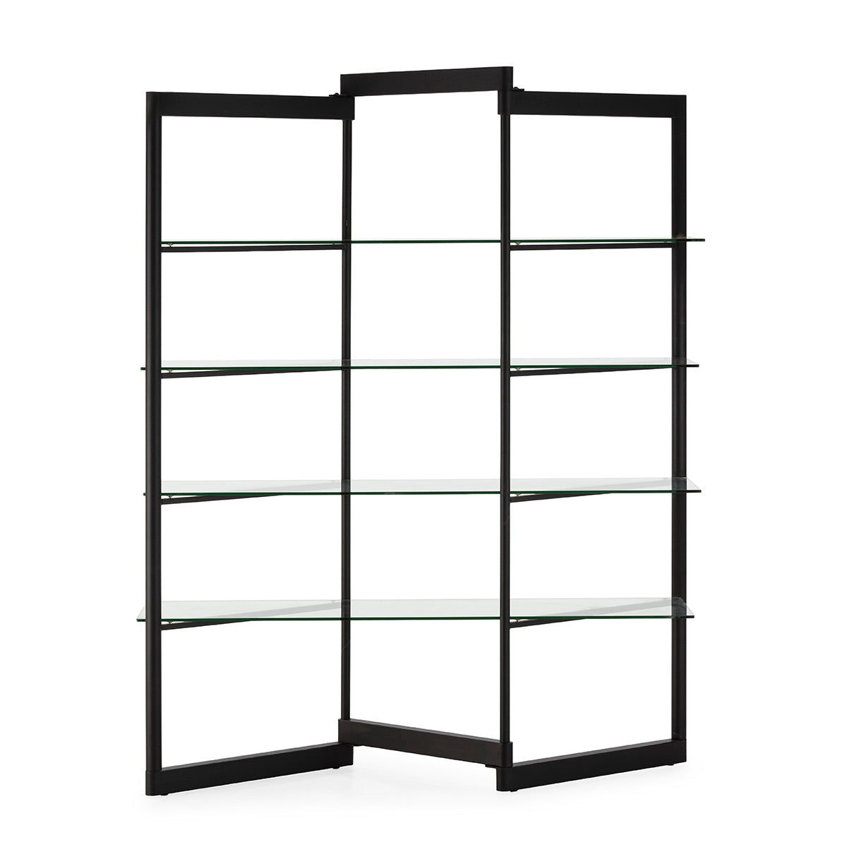 ESTANTERIA 140x40x182 METAL/CRISTAL TEMPLADO 8mm