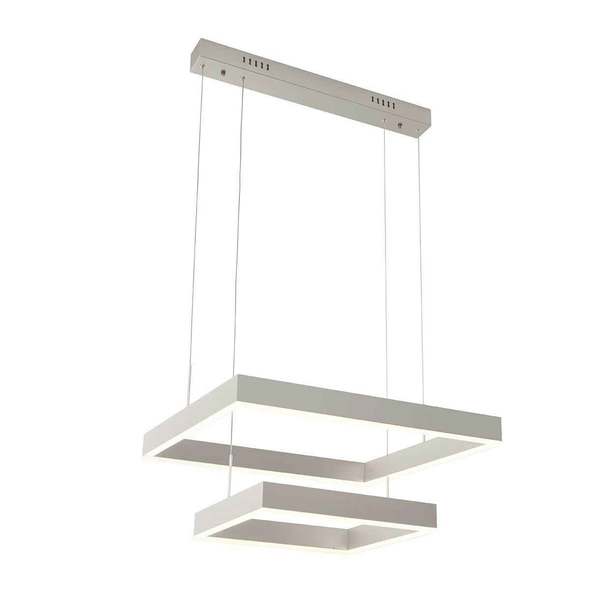 Lámpara de Techo 60x60x120 Metal Plateado