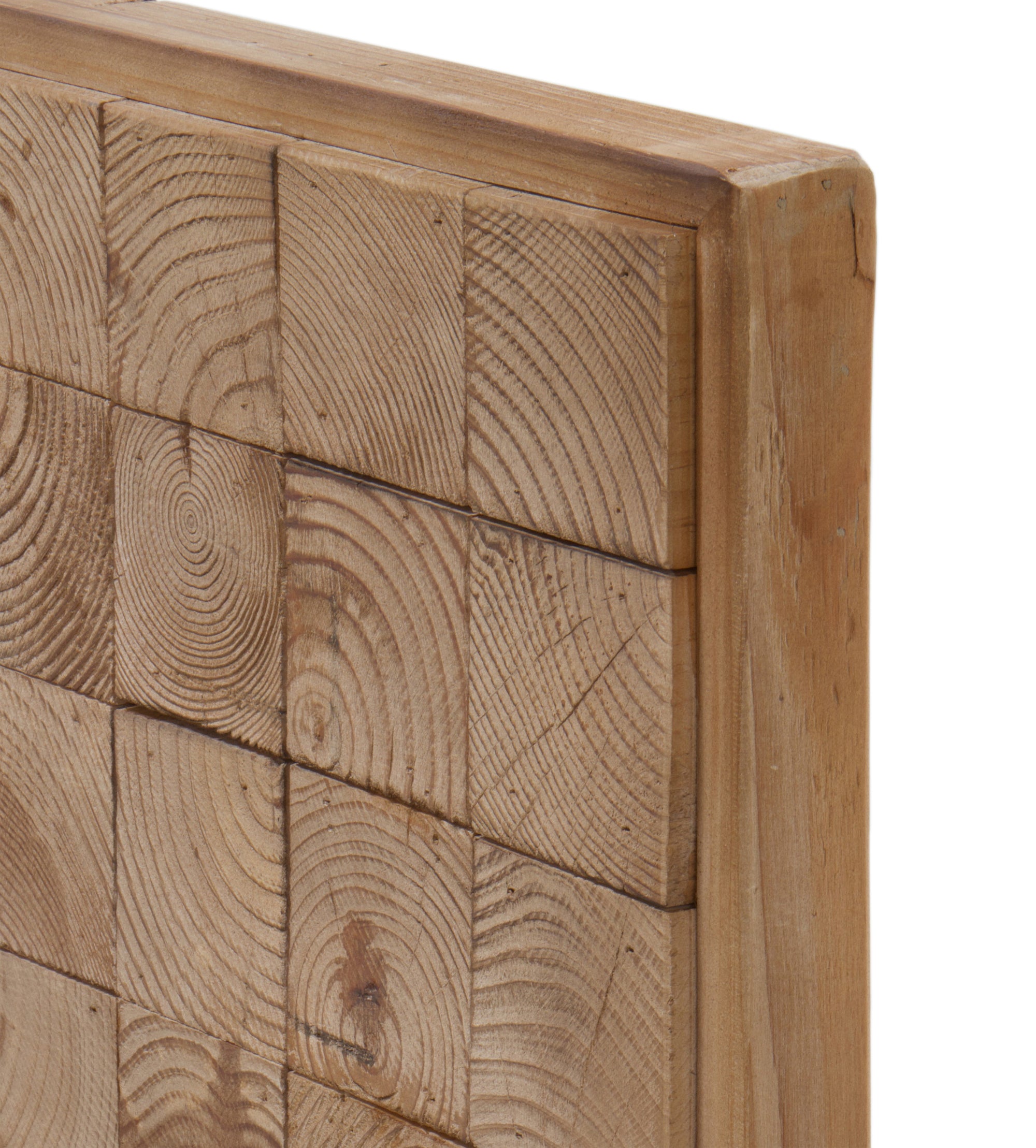 CABEZAL DE MADERA DE BLOQUES 110X60 CM