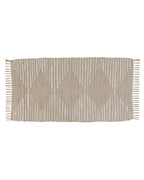 ALFOMBRA ALGODON BEIGE 60X120 CM