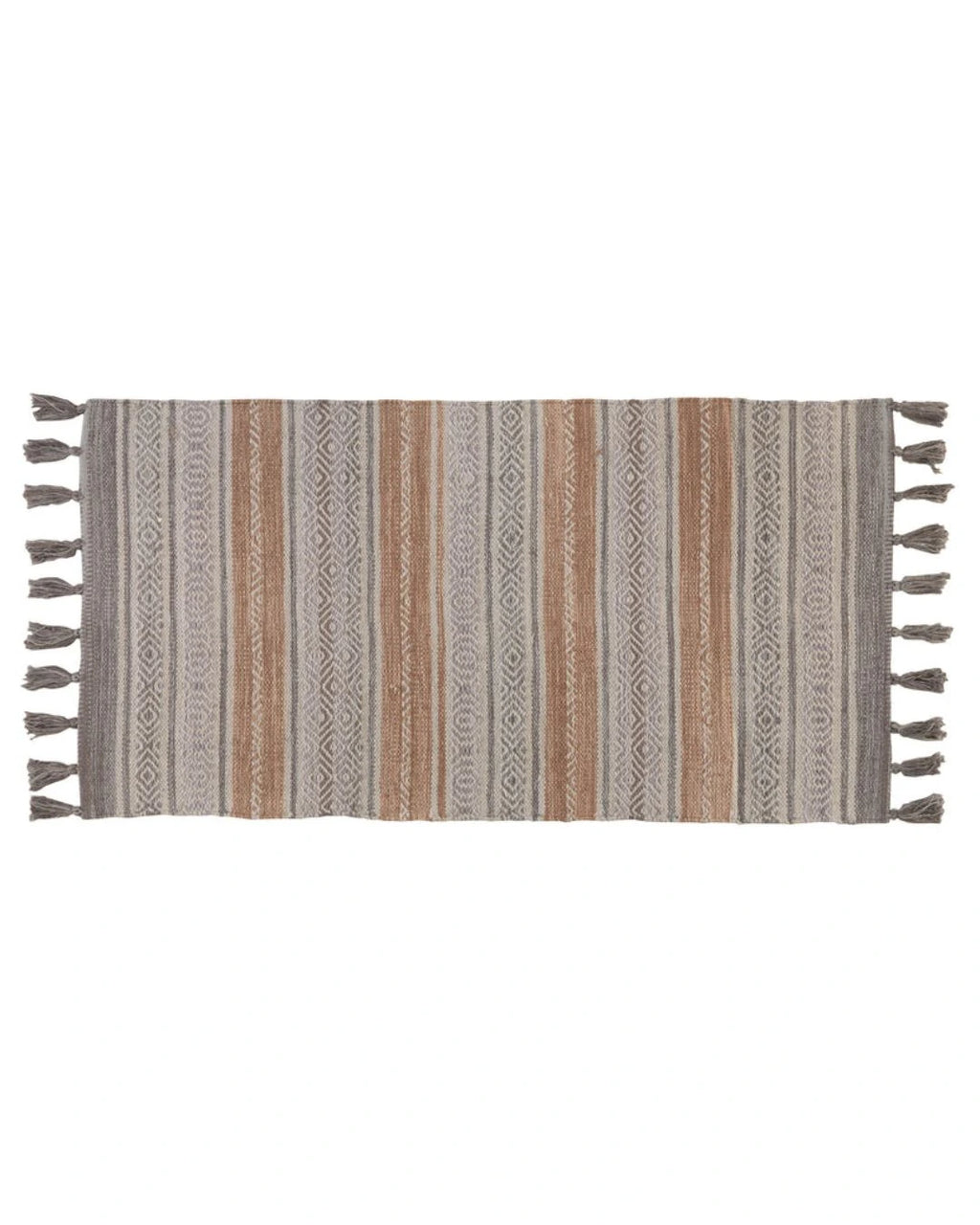 ALFOMBRA ALGODON ROJIZO 60X120 CM