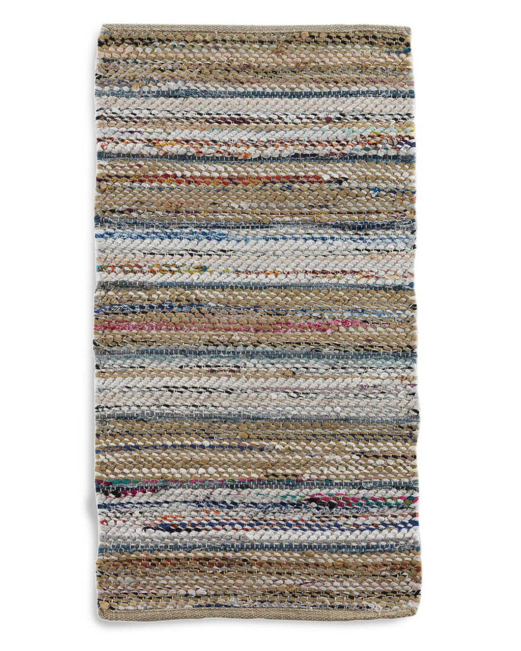 ALFOMBRA ALGODON Y YUTE 60X120 CM