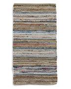 ALFOMBRA ALGODON Y YUTE 60X120 CM