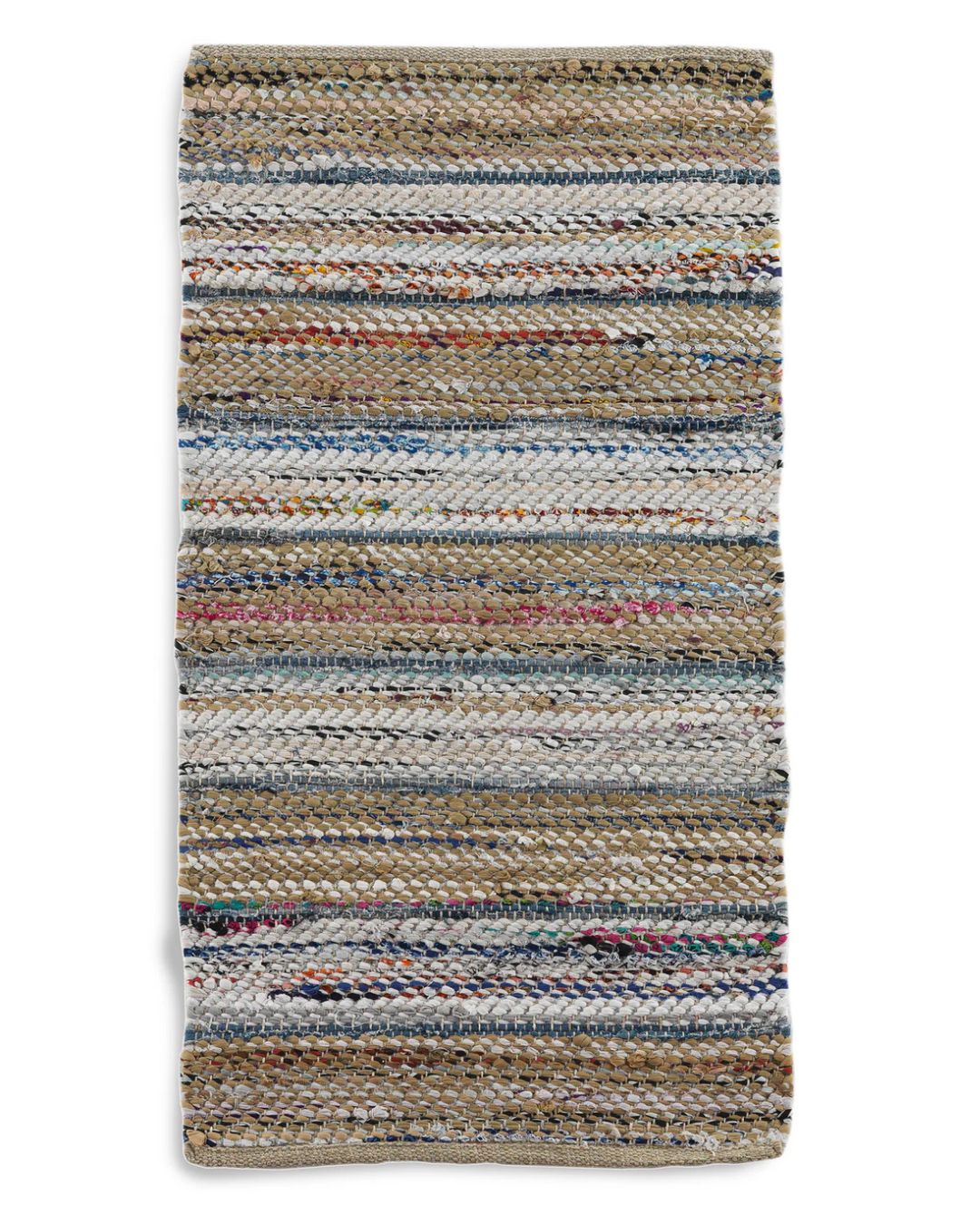 ALFOMBRA ALGODON Y YUTE 60X120 CM