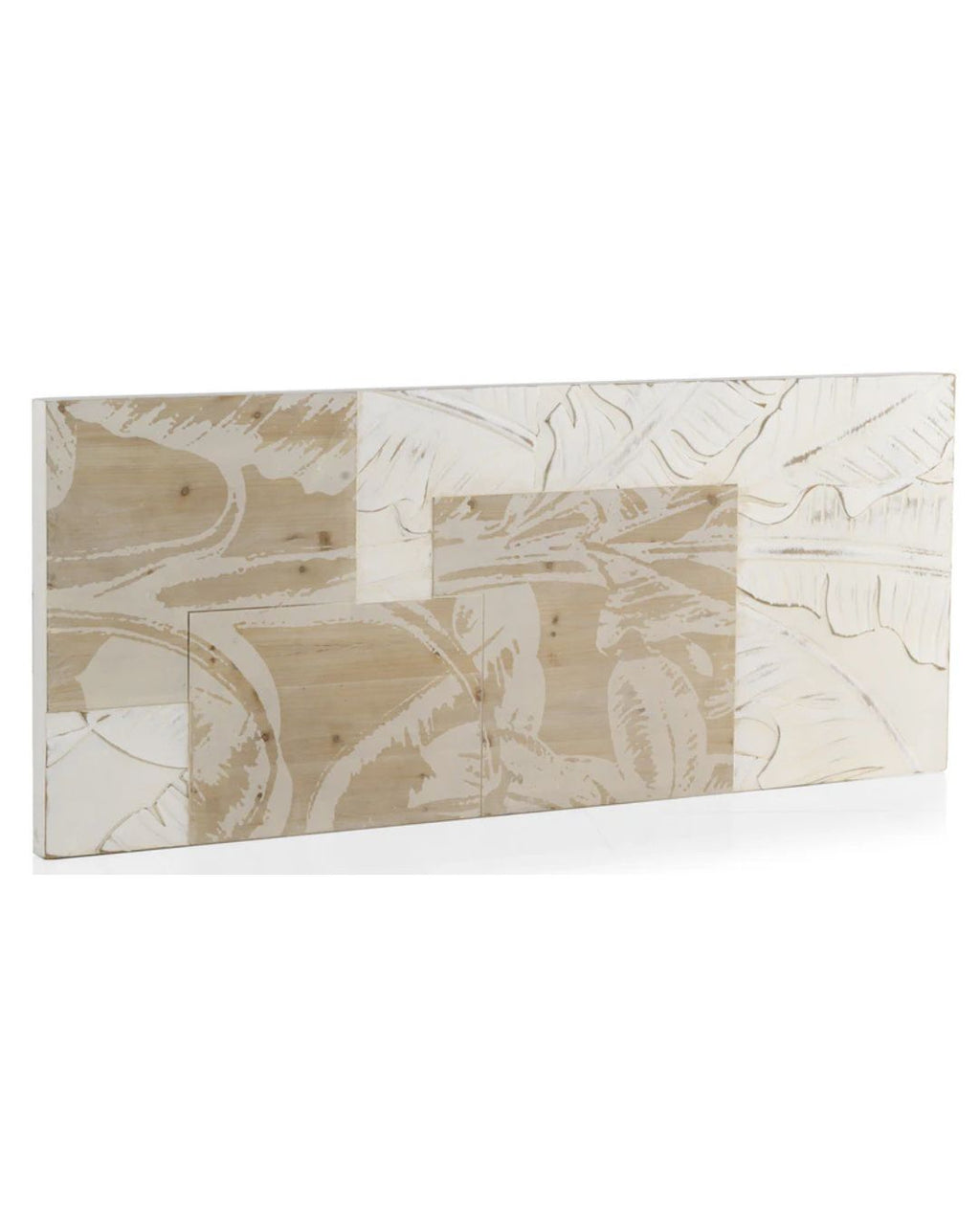 CABEZAL A PARED MADERA BLANCA 145 X 60 CM