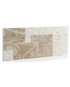 CABEZAL A PARED MADERA BLANCA 145 X 60 CM
