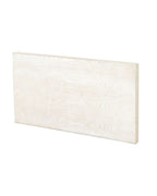 CABEZAL CHAPADO EN FRESNO PATINADO BLANCO 165X60