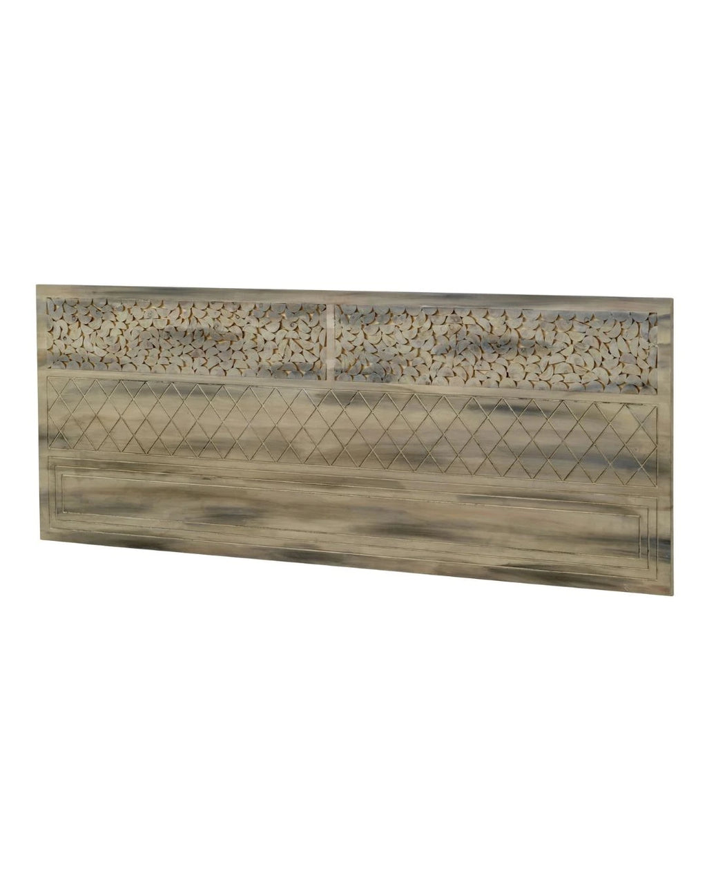 CABEZAL MADERA DE ALAMO COLOR NATURAL, 165X60 CM