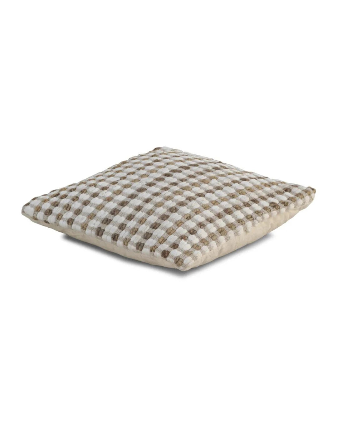 COJIN ALGODON-JUTE NATURAL 45X45 CM