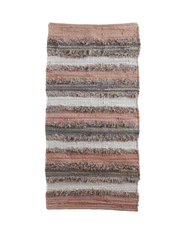 Alfombra de algodón y poliéster 60x120 cm