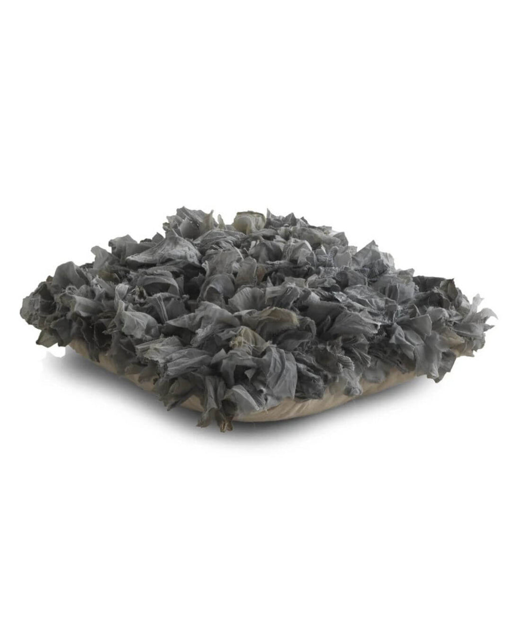 COJIN ALGODON Y POLIESTER GRIS 45X45 CM