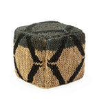 Puff 50x50x50 Shumak Natural/Negro