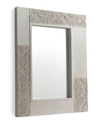 ESPEJO MADERA BLANCA 80X100 CM