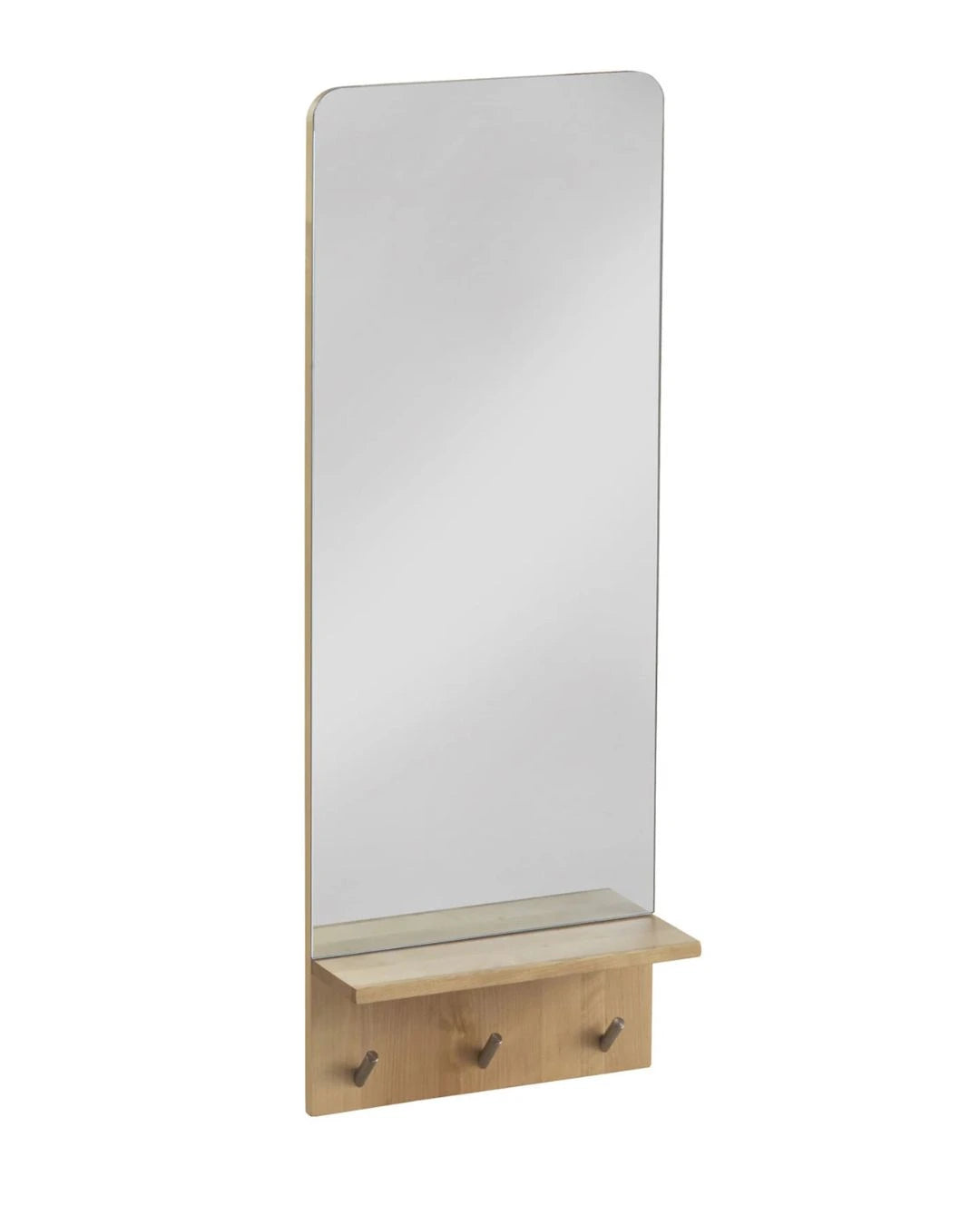 ESPEJO PERCHERO VERTICAL MADERA NATURAL