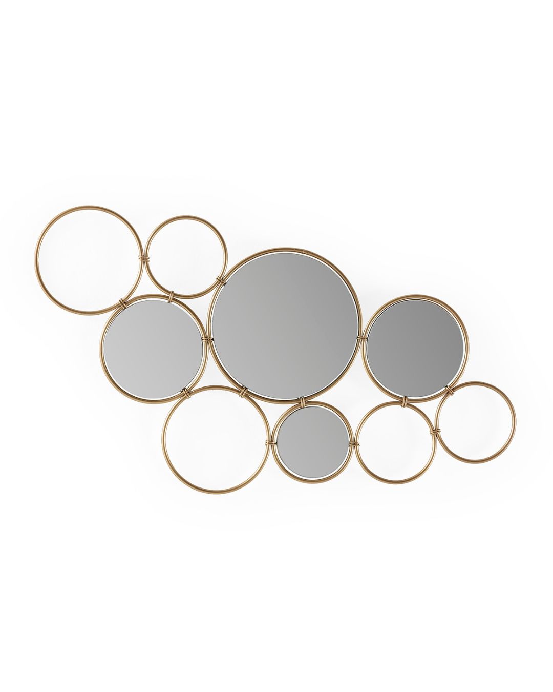 ESPEJO 100x1x57 METAL DORADO