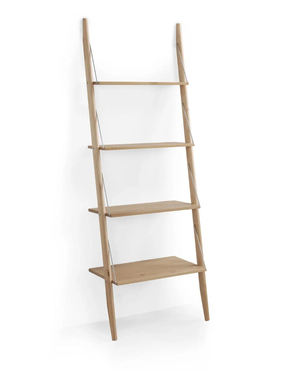 ESTANTERIA MURAL 4 BALDAS DE MADERA NATURAL