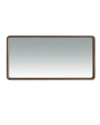 Espejo pared rectangular nogal