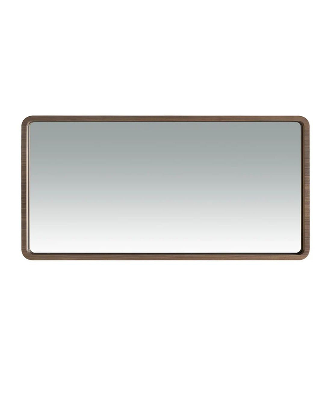 Espejo pared rectangular nogal