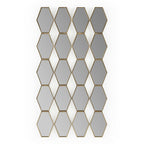 Espejo 73x2x133 Metal/espejo -- Dorado
