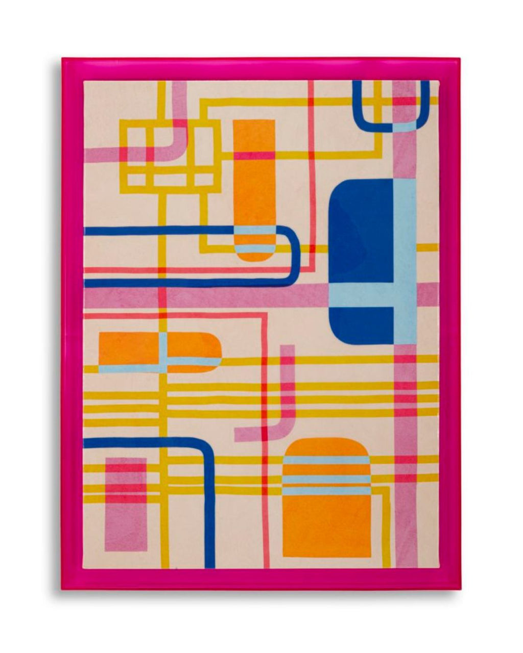 Impresión sobre lienzo lacado con marco acrílico 60x3,3x80 cm