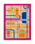 Impresión sobre lienzo lacado con marco acrílico 60x3,3x80 cm
