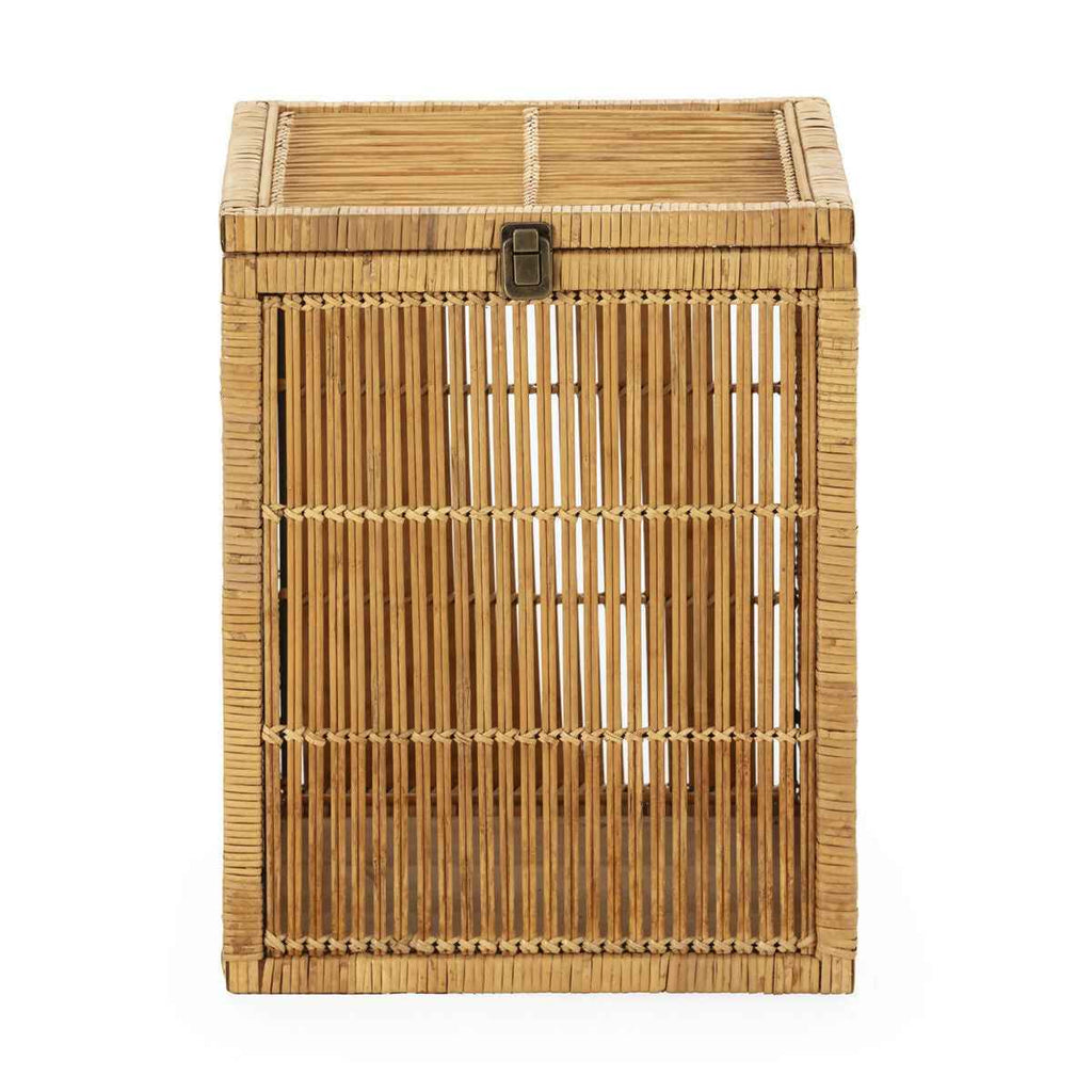 Cesto 40,5x40,5x51 Madera de Abeto/Bambú/Ratán -- Natural