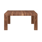 Mesa de comedor extensible rectangular de nogal de Ángel Cerdá, vista adicional 2