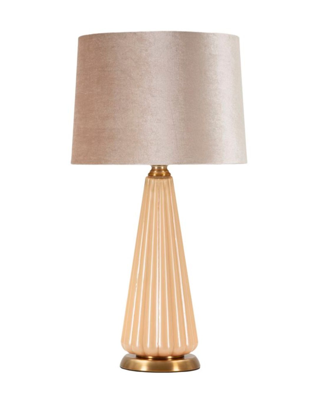 Lámpara de mesa de cristal perlado, 36,5 x 68,5 cm (diámetro x 68,5 pulgadas)