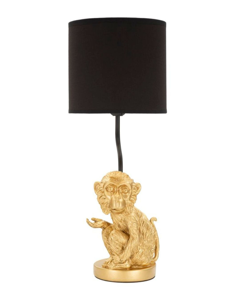Lámpara de mesa de resina dorada Ø 20x51,5 cm