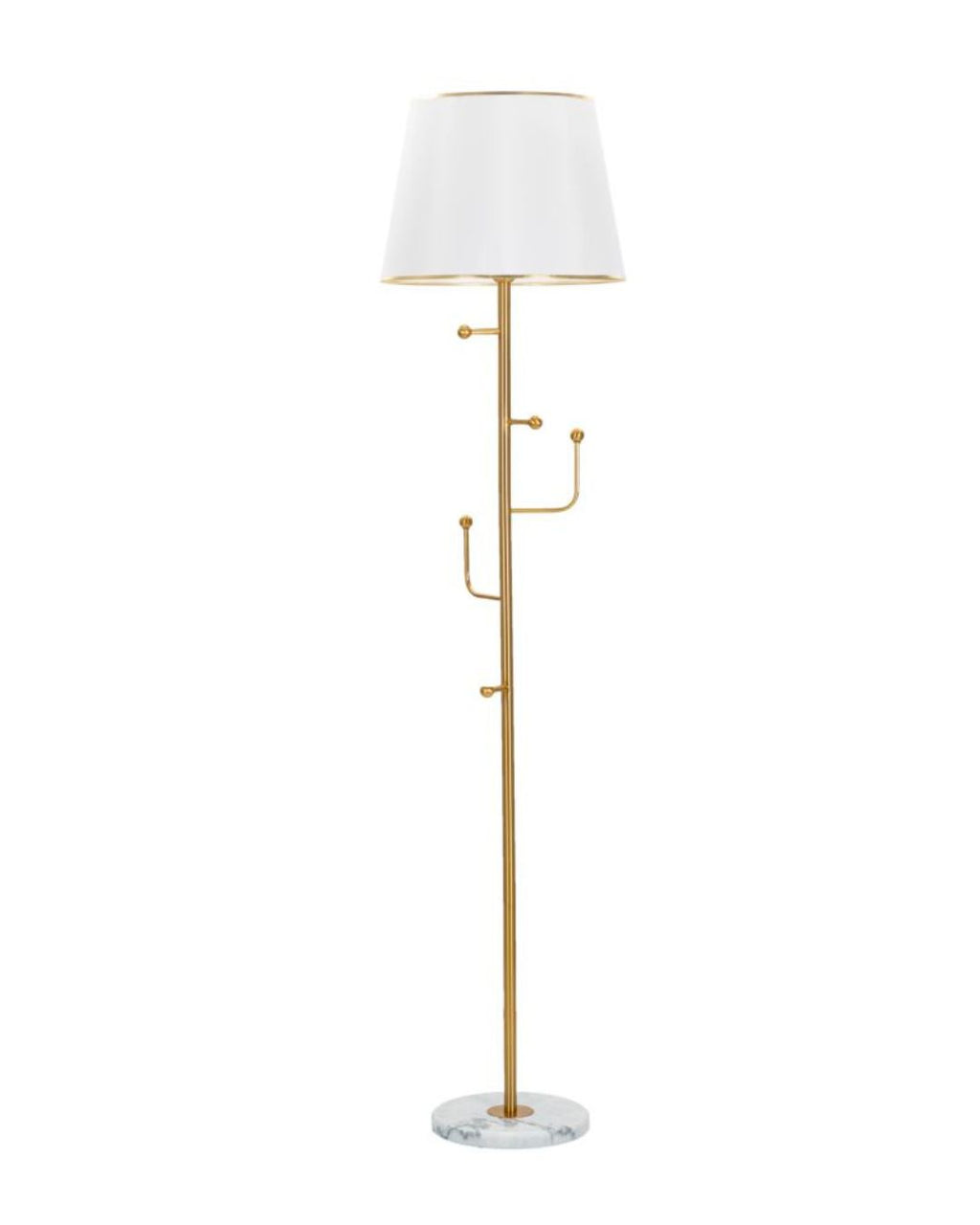 Lámpara de pie con perchero, Ø 41 x 173 cm
