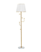 Lámpara de pie con perchero, Ø 41 x 173 cm