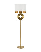 Lámpara de pie de metal dorado Ø 40x151 cm