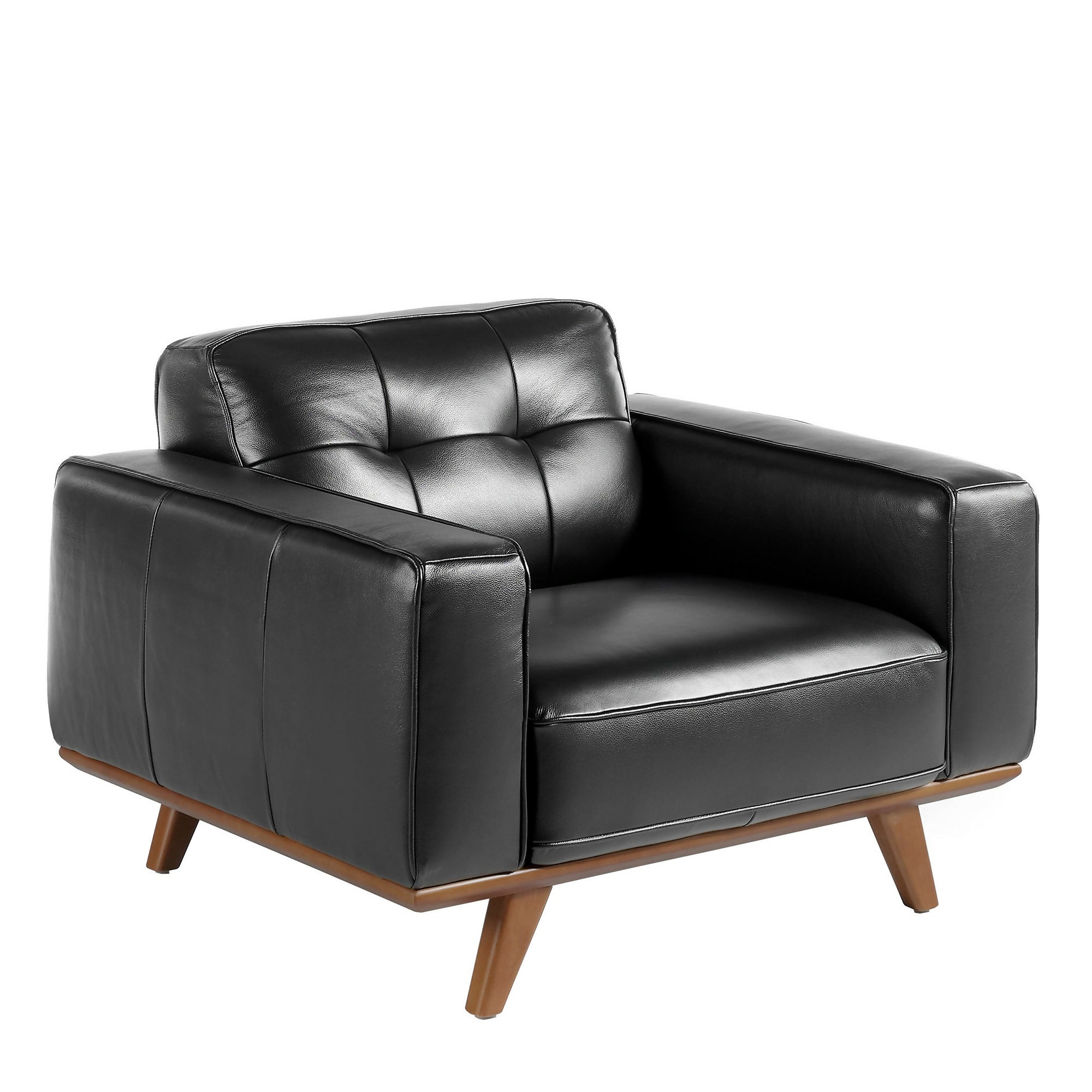 Sillón Chester piel negro