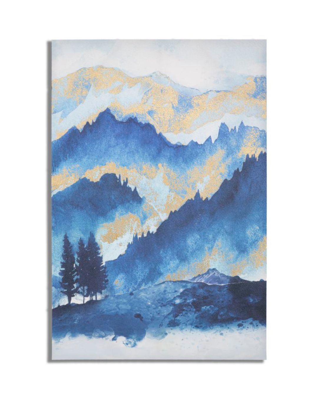 Lienzo impreso con paisaje multicolor, 80x3x120 cm