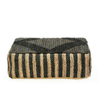 Puff 91x60x30 Shumak Negro/Natural