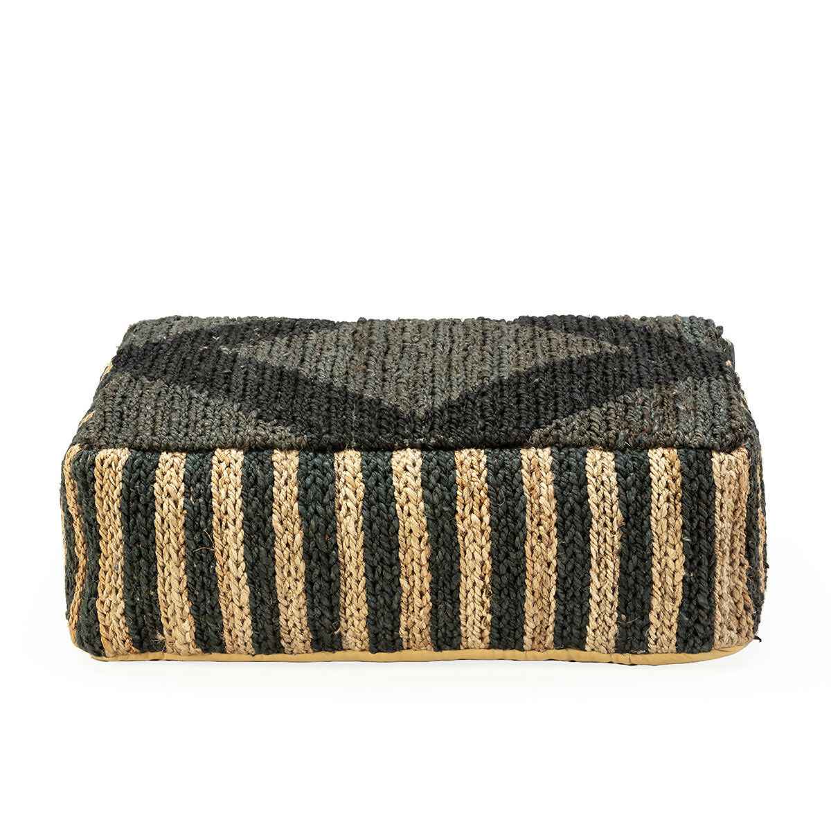 Puff 91x60x30 Shumak Negro/Natural