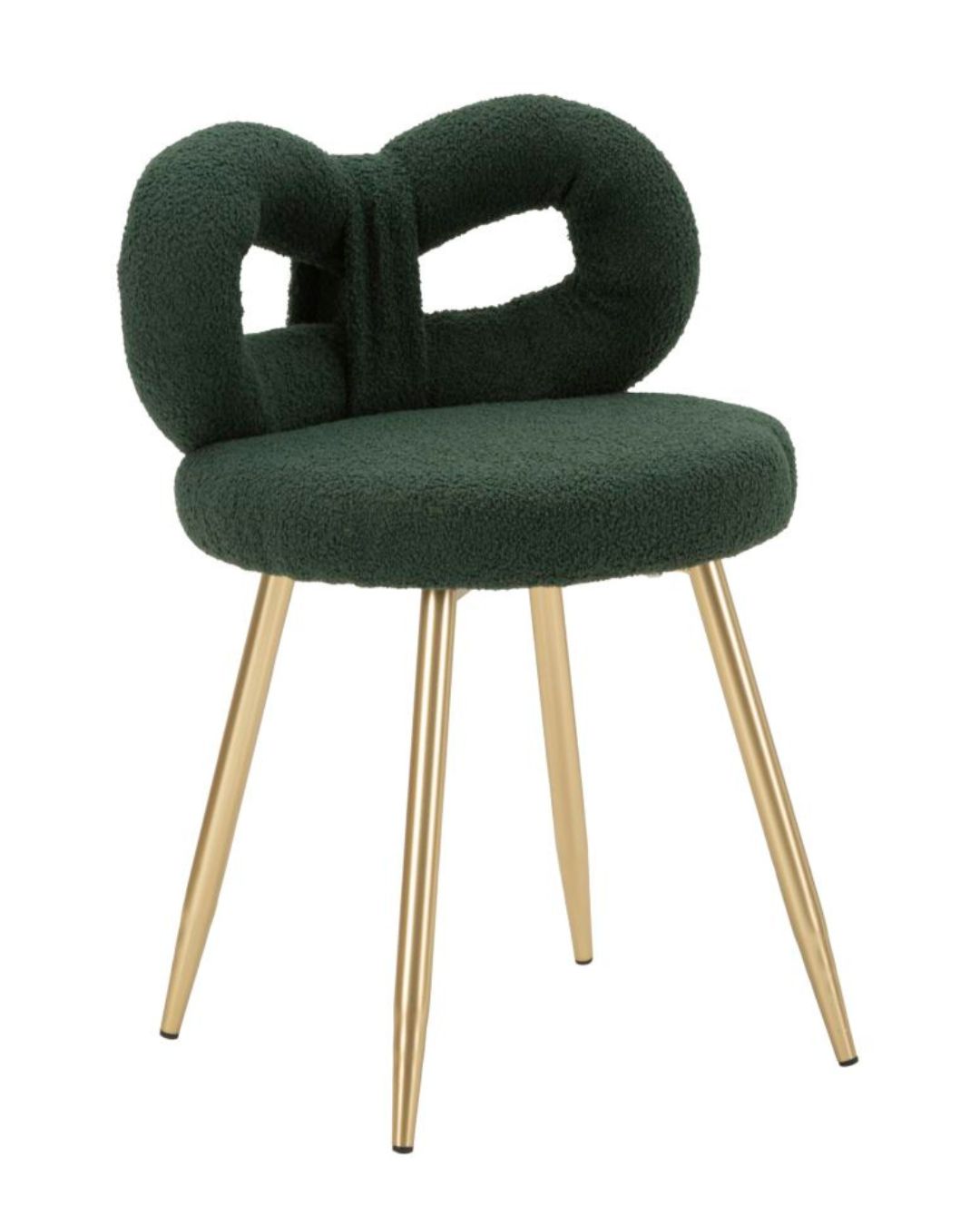 Mini silla de peluche verde ø 40x67 cm