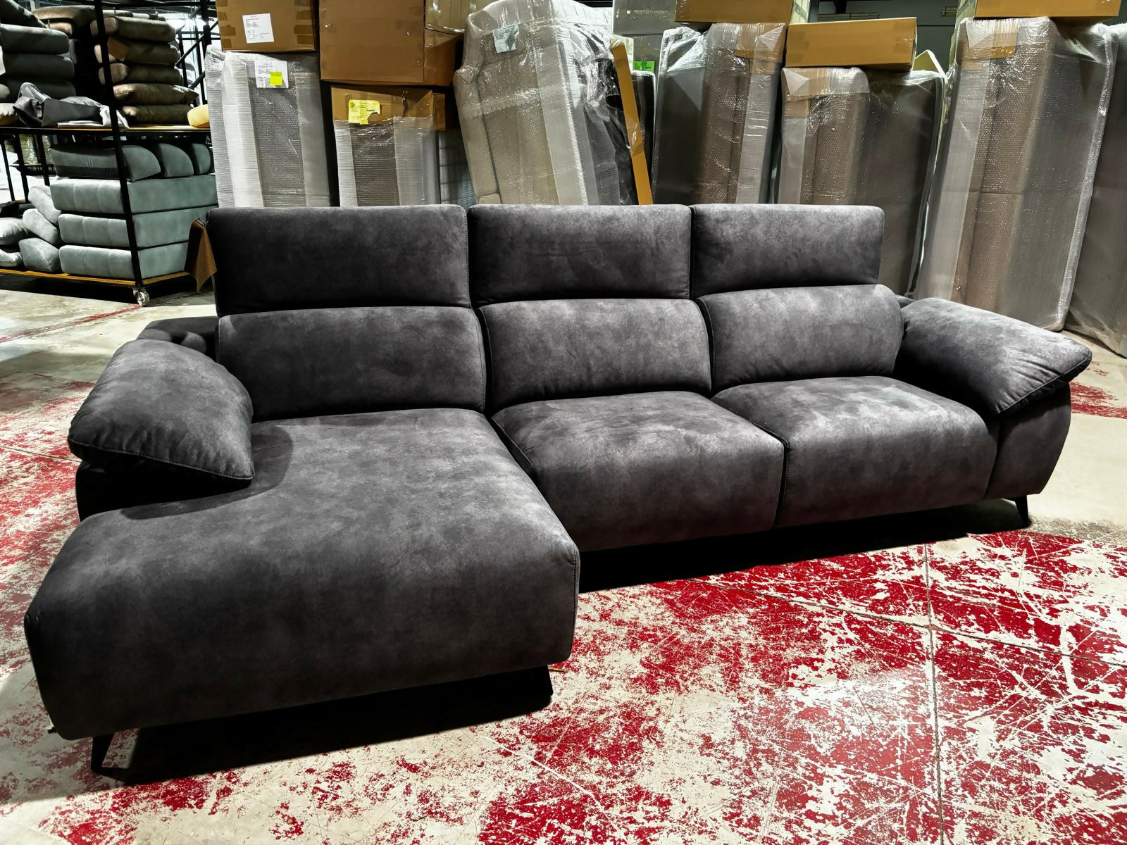 Sofá 3pl con chaislong