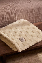 Plaid de poliéster Damero