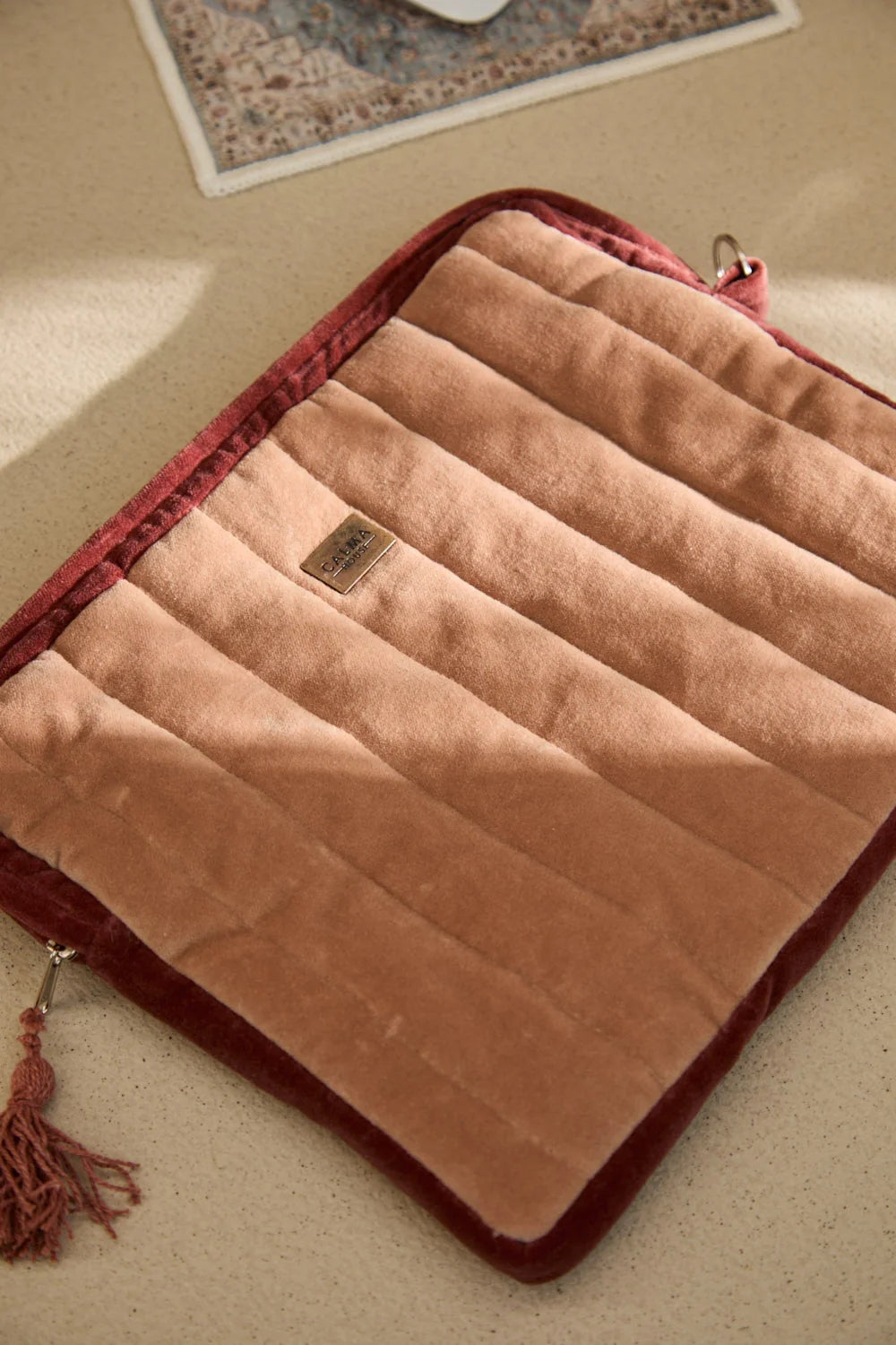 Funda acolchada para portátil de ext. algodón. int. poliéster Osaka