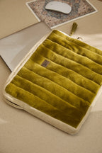 Funda acolchada para portátil de ext. algodón. int. poliéster Osaka