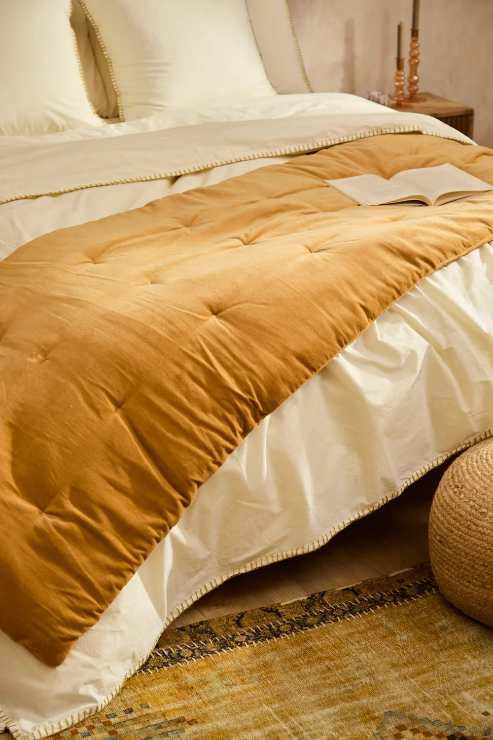 Topper de ext. algodón. int. poliéster Velour